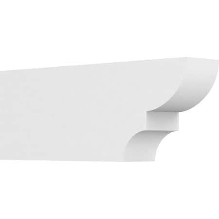 Ekena Millwork Standard Ridgewood Architectural Grade PVC Rafter Tail, 3"W X 6"H X 16"L RFTP03X06X16RID